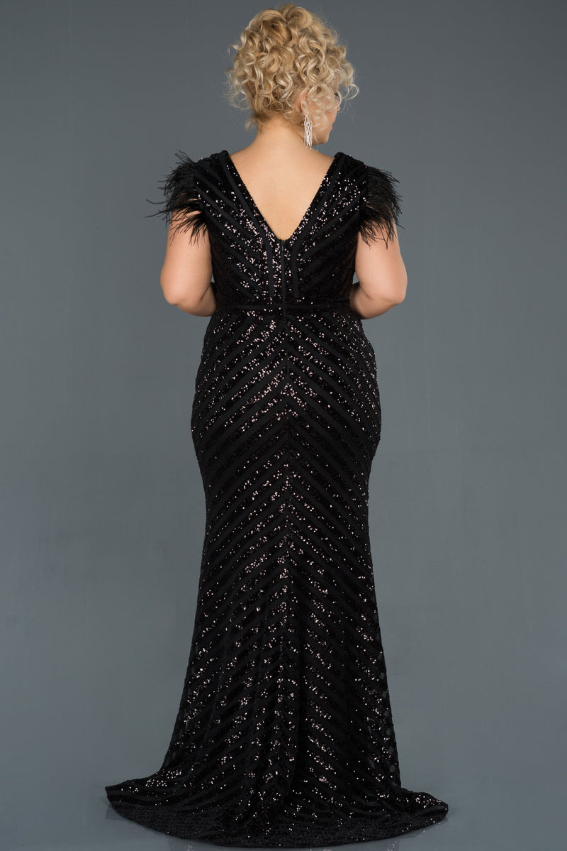 Nora Black Sequin Dress