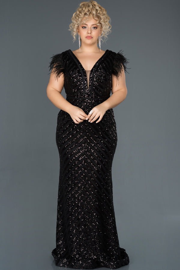 Nora Black Sequin Dress