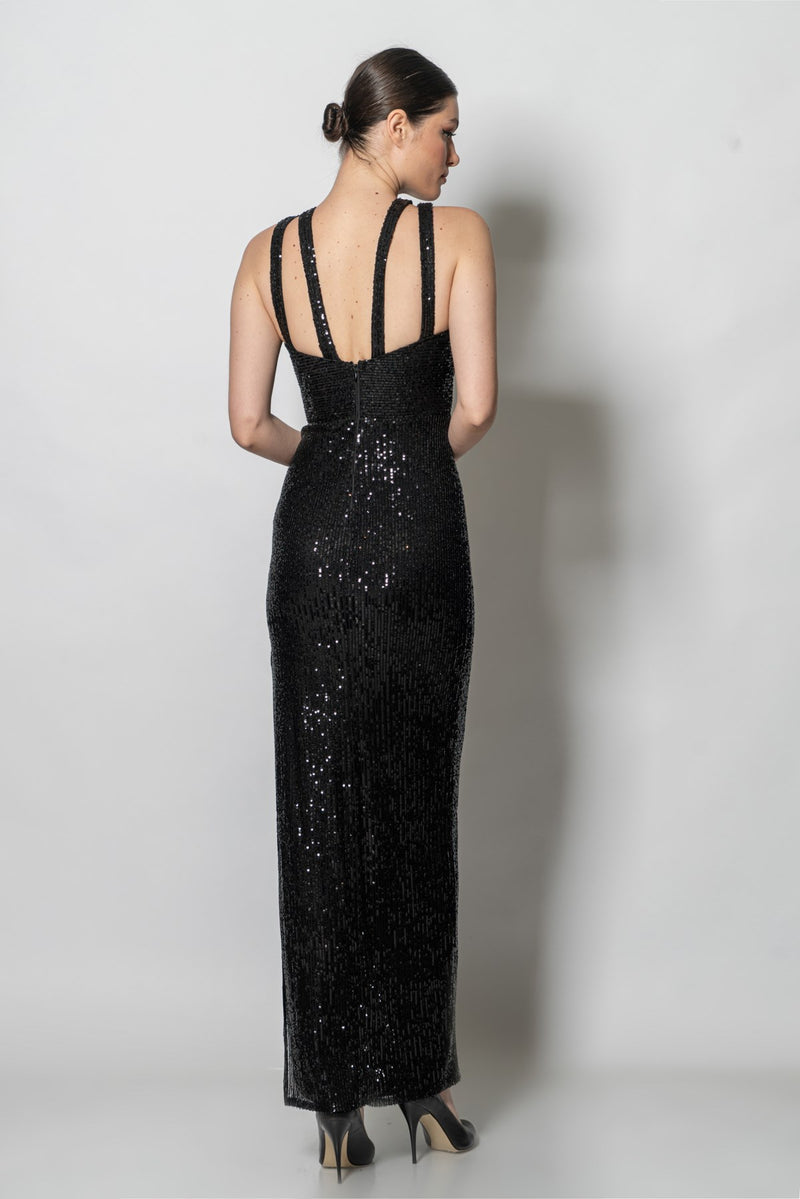 cleo sequin dress Blondie Nites "Cleo" Sequin Pattern Dress 5377BN