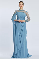 Diana Ocean Blue Gown