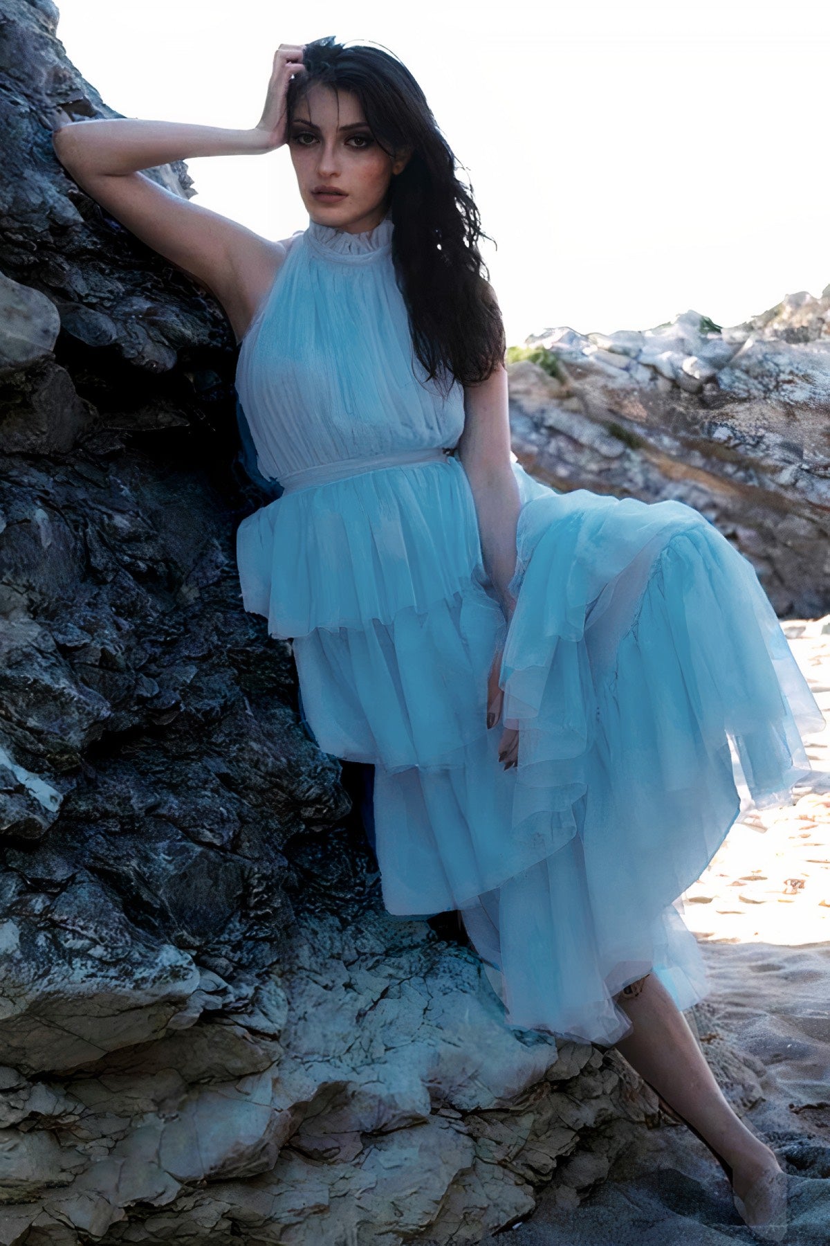 giselle blue dress J230 women curtain dress Giselle cosplay from Enchanted TEAL PRINCESS