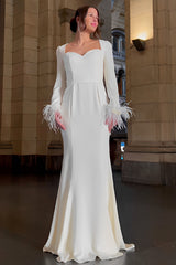 Gloria White Sweetheart Gown