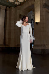 Gloria White Sweetheart Gown