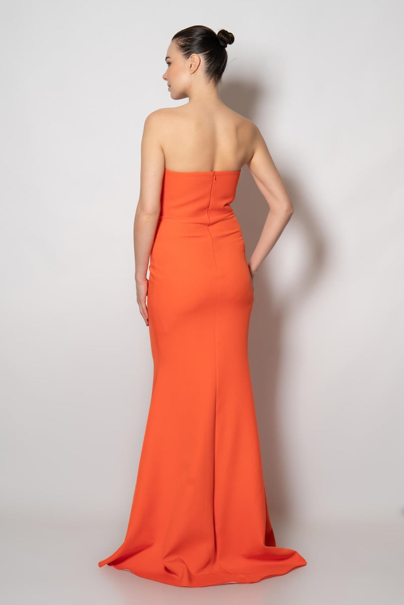 Vanessa Orange Gown