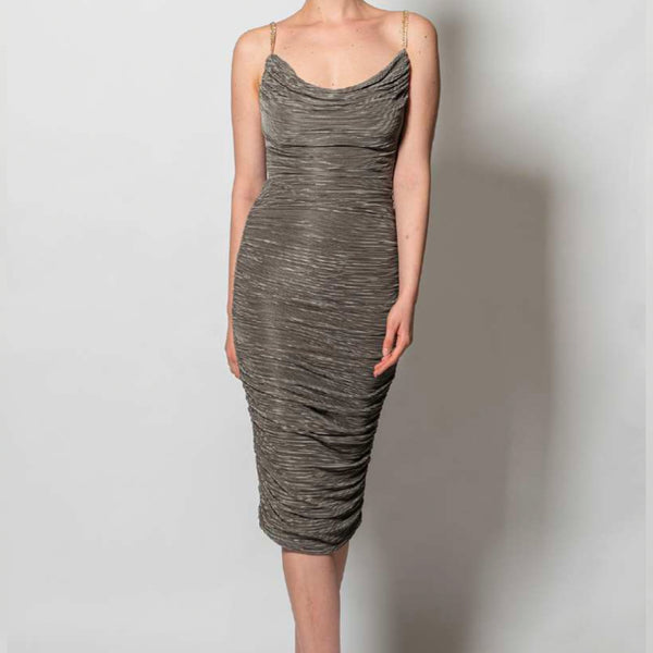 sierra ruched dress Superdown Sierra Ruched Mini Dress