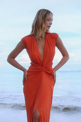 Taylor Orange Gown