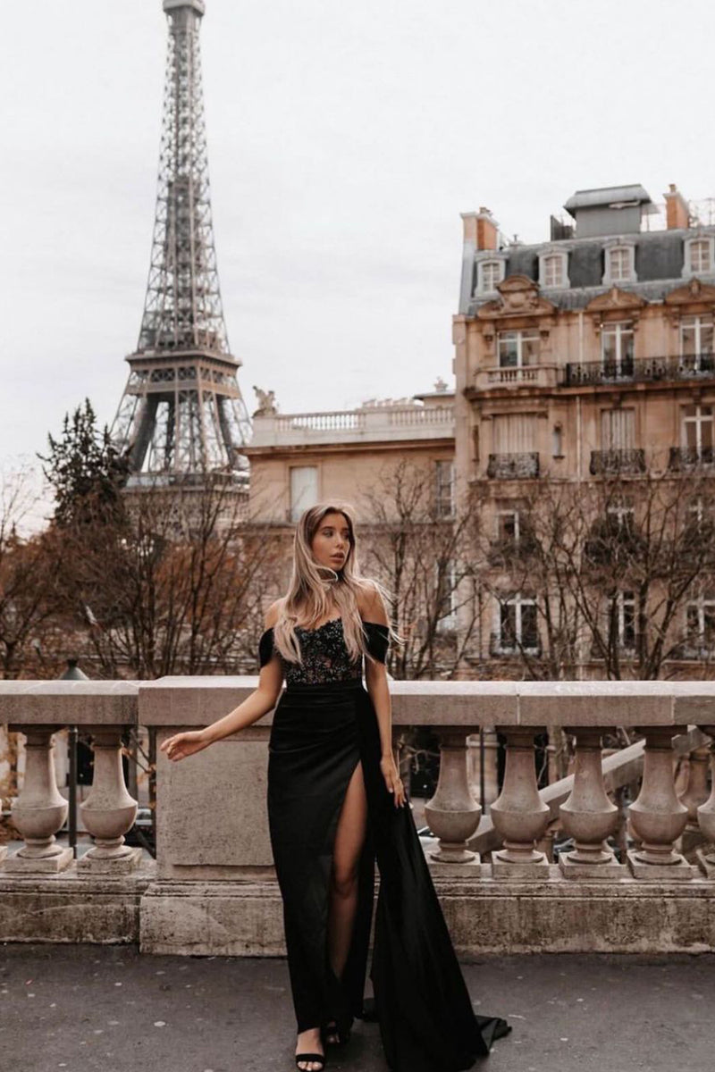 Paris Front Laced Black Corset Top