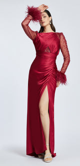 Reina Ruby Red Gown